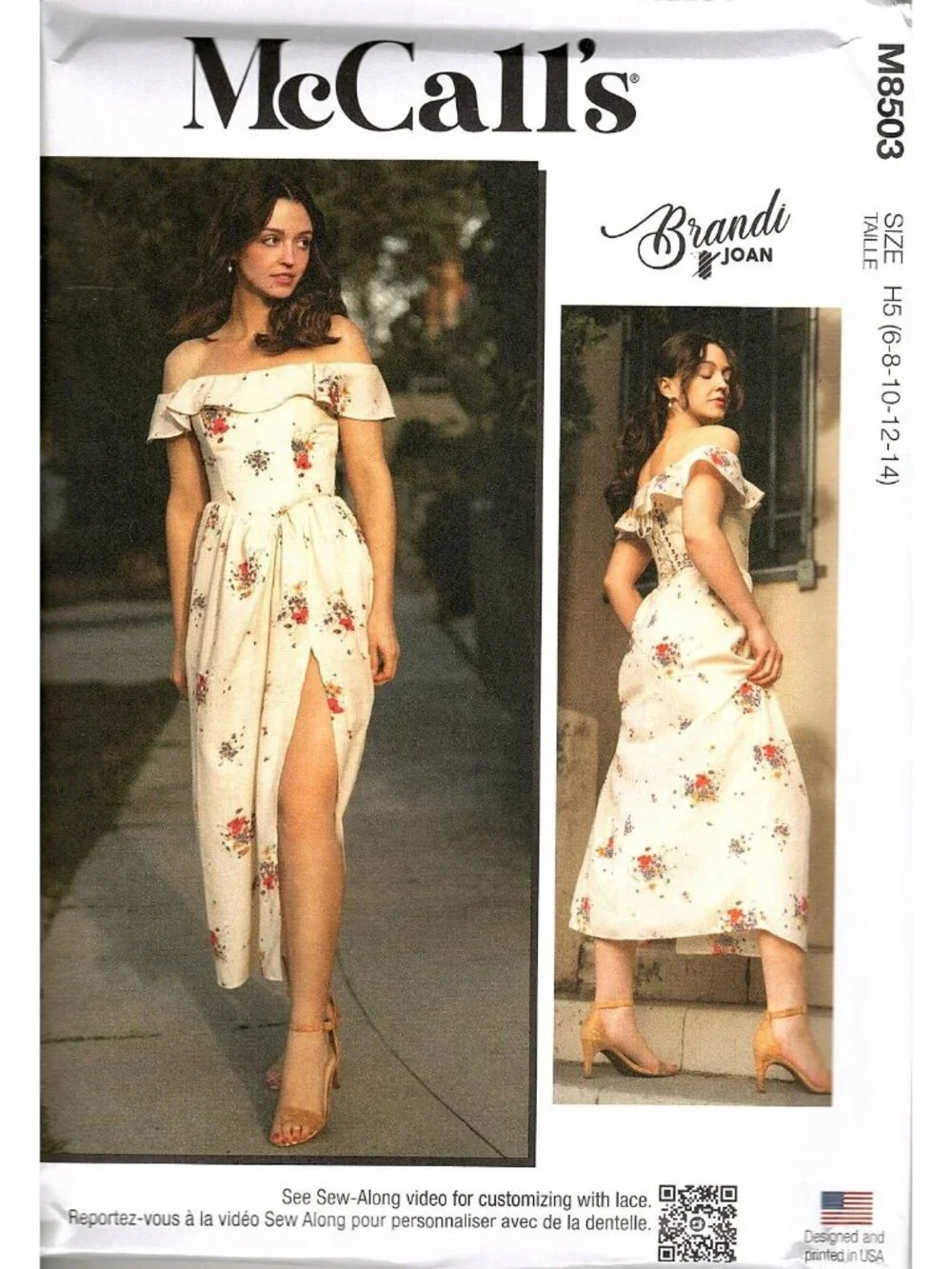 McCalls M8050 Misses 6 to 14 Brandi Joan Dress Uncut Sewing Pattern